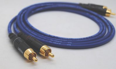 Sommercable "Goblin" blau / TOP-Cinchkabel / sehr preiswert / Hicon Connectors