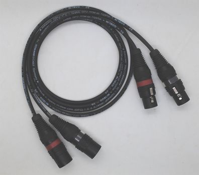 Sommercable "Goblin" schwarz / XLR-Kabel sym. / sehr preiswert / Hicon Connectors