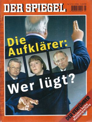 Der Spiegel Nr. 5 / 2000 Die Aufklärer: Wer lügt?