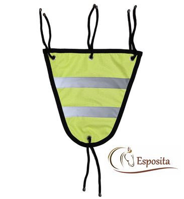 Esposita Reflex- Brustlatz gelb mit reflektierenden Streifen