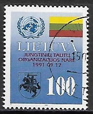 Litauen gestempelt Michel-Nummer 495
