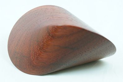 Oloid Padouk-Holz ca.10,5 cm (#4) Holz-Kunst-Artikel nach Paul Schatz