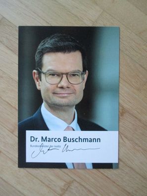 Bundesminister FDP Dr. Marco Buschmann - handsigniertes Autogramm!!!