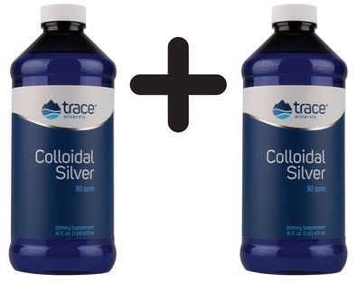 2 x Colloidal Silver, 30ppm - 473 ml.