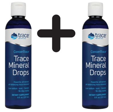 2 x ConcenTrace, Trace Mineral Drops - 237 ml.