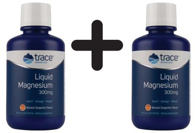 2 x Liquid Magnesium, 300mg - 473 ml.
