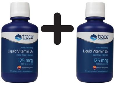 2 x Liquid Vitamin D3 - 473 ml.