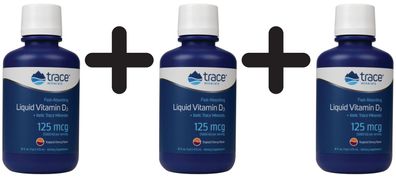 3 x Liquid Vitamin D3 - 473 ml.