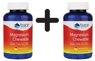 2 x Magnesium Chewable, Raspberry- Lemon - 30 chewables
