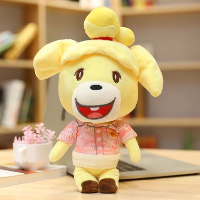 Animal Crossing Isabelle Plüsch Puppe Kinder Plüschtier Spielzeug Figuren