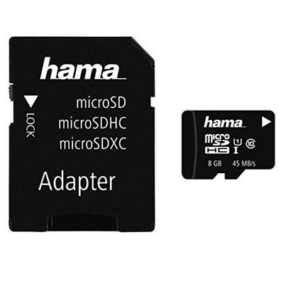 microSDHC 8GB Class 10 UHS-I 45MB/ s + Adapter/ Mobile