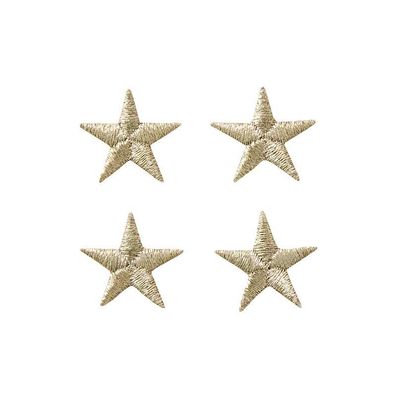 4 Sterne, silber 17mm Monoquick
