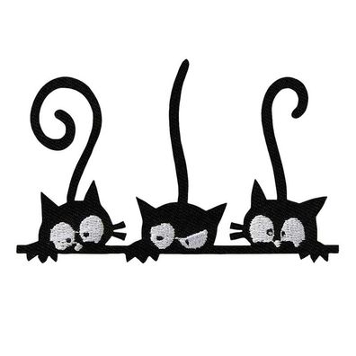 Katzen schwarz Monoquick