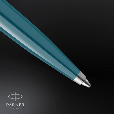 Parker 51 Kugelschreiber | Petrolblauer Schaft mit Chromfarbenen Zierteilen | ...