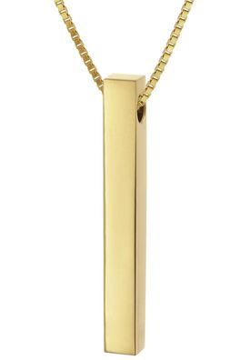 trendor Schmuck Halskette mit Anhänger für Damen Gold auf Silber 925 41393