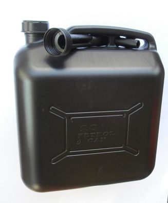 20 Liter Kanister schwarz für Benzin und Diesel 10028Lg NEU