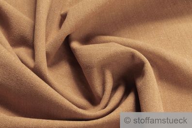 Stoff Baumwolle Polyester Rips camel Polsterstoff lichtecht strapazierfähig
