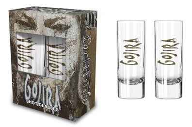 Gojira Fortitude Shotglas Schnapsglas Set NEU & 100% offizielles Merch!