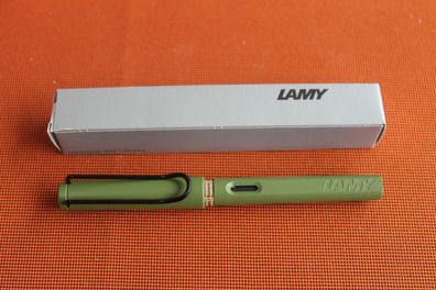 LAMY Füllhalter Safari: Farbe savannah green; Special Edition, M-Feder