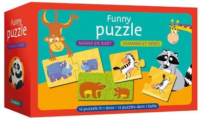 Puzzle Mama Und Baby Junior Karton 24 Teile