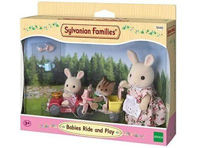 Sylvanian Families 5040 Babys Fahr und Spielset Puppenhaus Hase Spielzeug Kinder