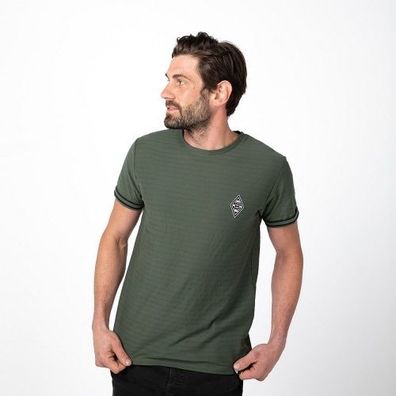 Borussia Mönchengladbach T-Shirt "Multi Stripes" grün