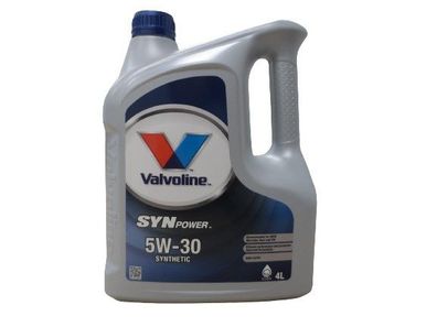 4L Valvoline Synpower 5W-30 Oil für VW, Mercedes, Fiat, Hummer