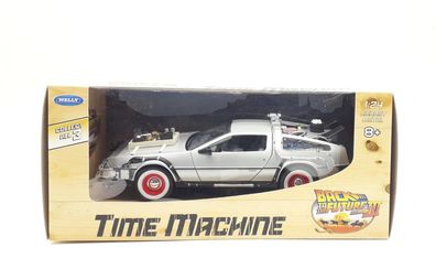 Welly De Lorean Back to the Future Teil 3 Diecast Metall Time Machine 1:24