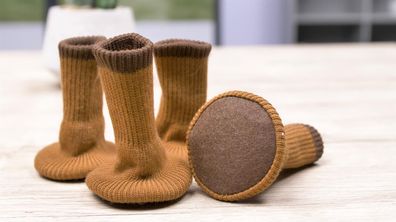 Stuhlsocken 4 Stück Stuhl Socken Stuhlbein Socken Stuhlbeinsocken Fußbodenschutz