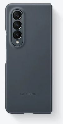 Samsung Leather Cover für Galaxy Z Fold4, Graygreen