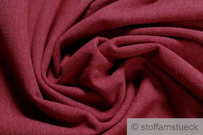 Stoff Baumwolle Polyester Rips rot Polsterstoff lichtecht strapazierfähig