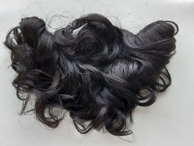1/2 Preis: Hair Contrast Haarteil, zum Einclipsen, 100 % Kanekalon, schwarz