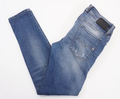 Diesel Jeans Hose Sleenker W31 L30 31/30 blau destroy Stretch Slim-Skinny F2994