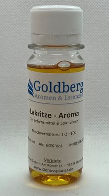 60 ml Lakritze Aroma zur Herstellung feiner Spirituosen Lakritz Likör Schnaps