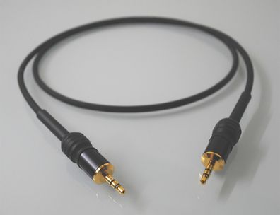 Sommercable "Goblin" schwarz / Stereo-Klinkenkabel 3,5 mm / Hicon Connectors