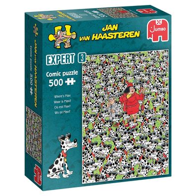 Jumbo 20091 Jan van Haasteren Wo ist Max? 500 Teile Expert 3 Puzzle