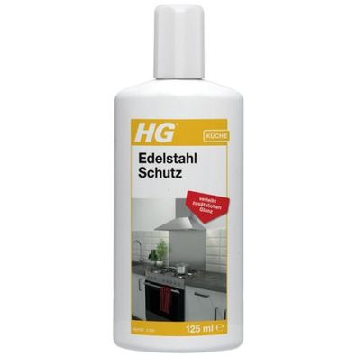 HG Edelstahl Schutz 125 ml. bringt Edelstahl zum Glänzen wie nie zuvor Nr. 482012105