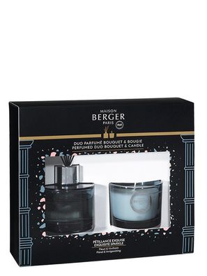 Maison Berger Geschenkset Duo Olympe Bouquet und Kerze Sprudelnde Lebensfreude