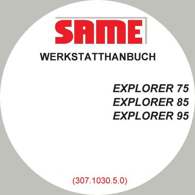 Werkstatthandbuch für die SAME Explorer 75 85 95 mit Motor