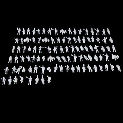 100 Stk. ZZ Figuren Maßstab 1:300 sitzende stehende Menschen Figur (0,05€/1Stk)