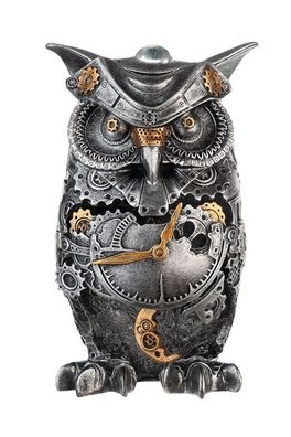 Gilde 37044 Steampunk Figur Eule 21cm Owl Dekoration