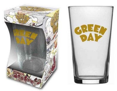 Green Day Dookie Trinkglas Bierglas-Beer Glass NEU & Official!