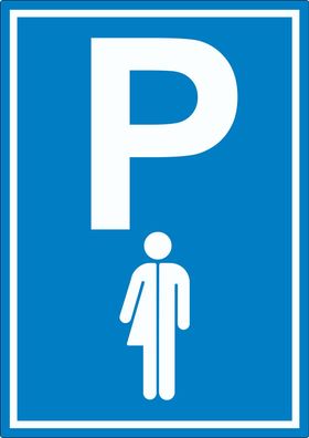 Parkplatz Transgender Aufkleber