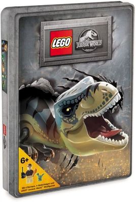 LEGO Jurassic World Meine dinostarke Rätselbox Spiel- und Rätselspaß Metallbox