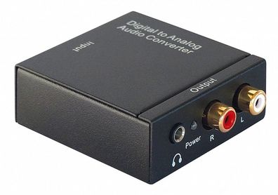 Dynavox "Mini-DAC" / Digital-/ Analog-Wandler / RCA / Toslink / Kopfhörer / 192 kHz