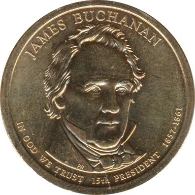 USA 2010 #15 1 US$ James Buchanan P*