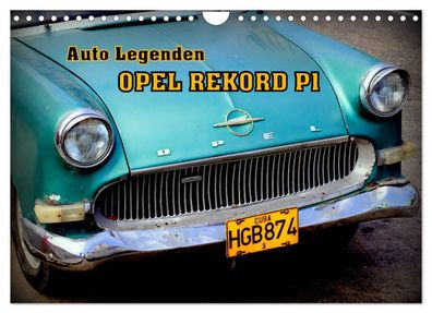 Auto Legenden OPEL REKORD P1 2023 Wandkalender