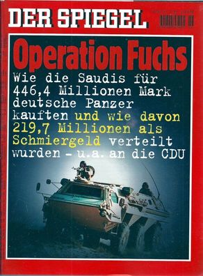 Der Spiegel Nr. 46 / 1999 Operation Fuchs
