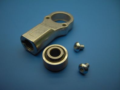 Original Lauterbacher Aluminium-Kugelpfannen M 8 links für Harm-Modelle