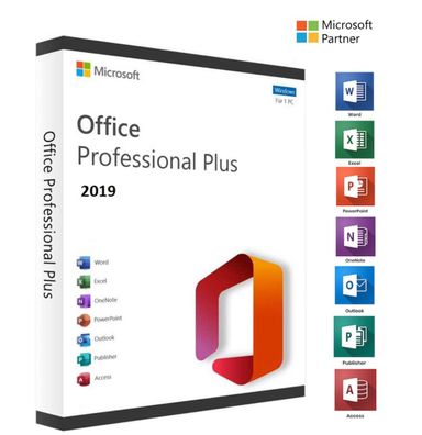 Microsoft Office 2019 Professional Plus unbegrenzte Laufzeit 1PC / Support